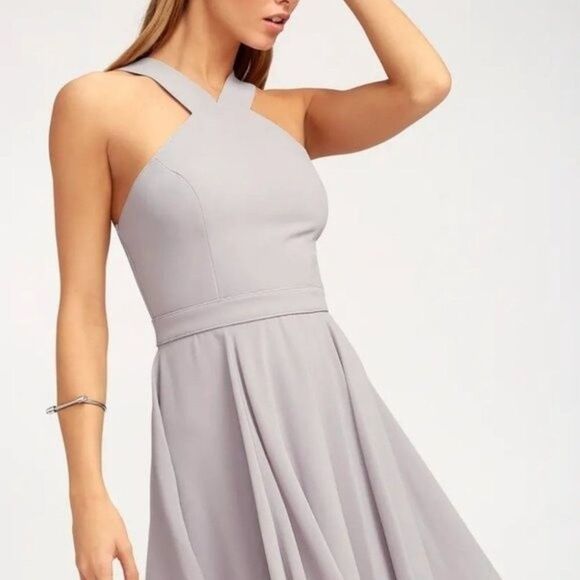 Lulu's Forevermore Skater Mini Dress size large - Picture 6 of 10